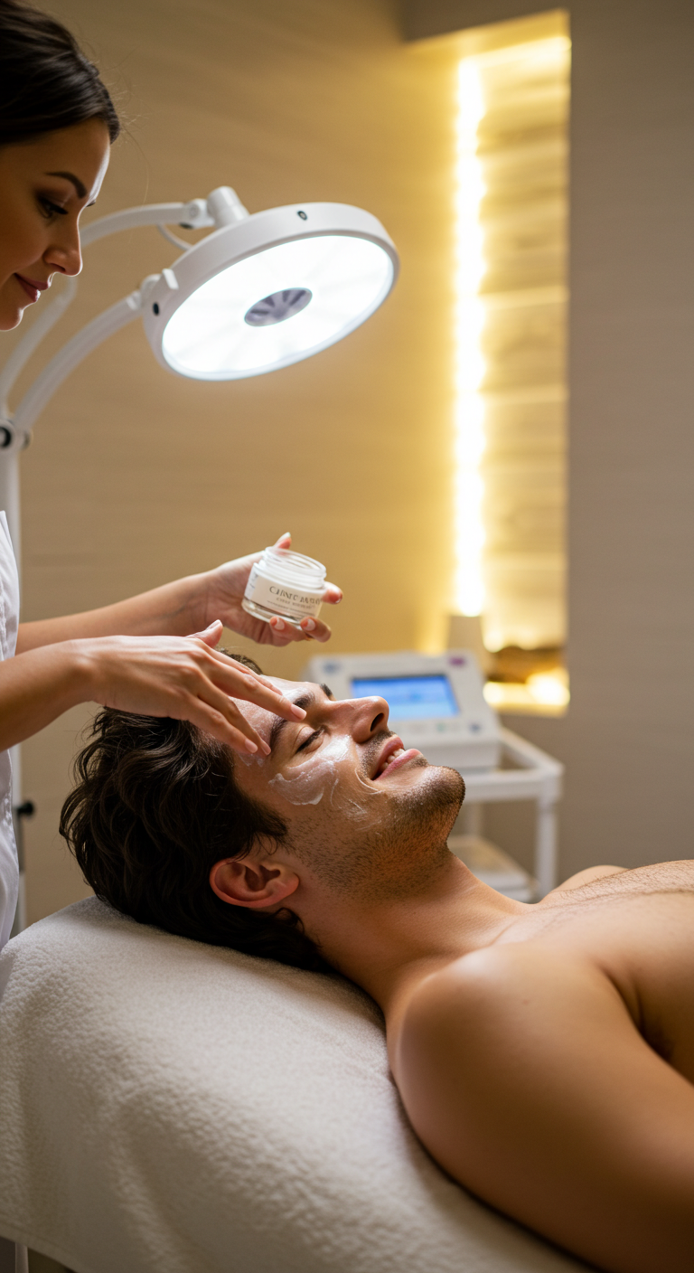 Spa facial treatment at EMMA Beauty & Spa